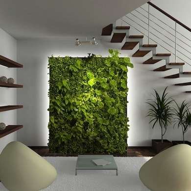 دیوار سبز داخلی با سیستم پیش ساخته